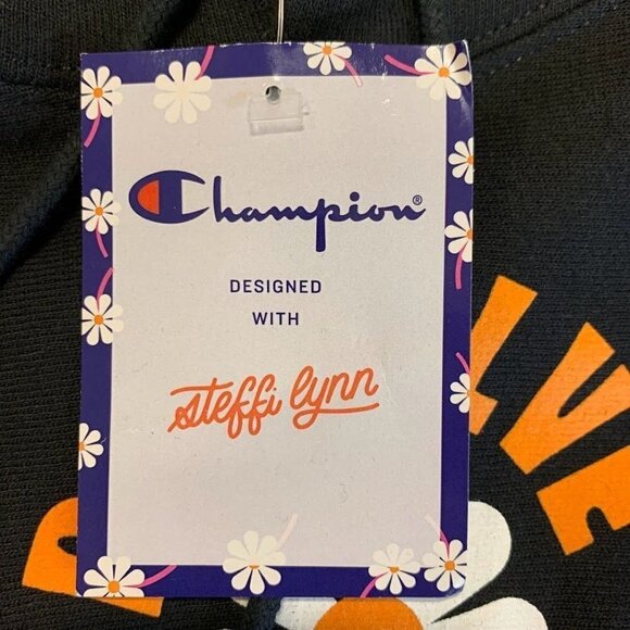 Champion Women's Steffi Lynn Resolve To Evolve Cotton Hoodie SZ XS NWT - Picture 7 of 13